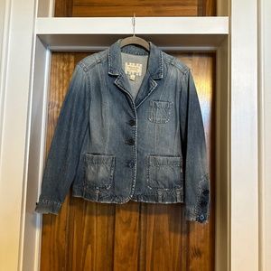 Abercrombie & Fitch Denim Jacket / Blazer - Womens Large